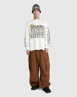 Fredsbukser Bark Brown Slub