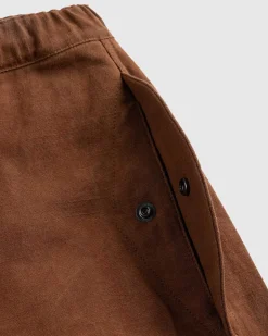 Fredsbukser Bark Brown Slub