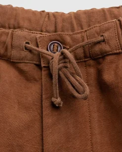 Fredsbukser Bark Brown Slub