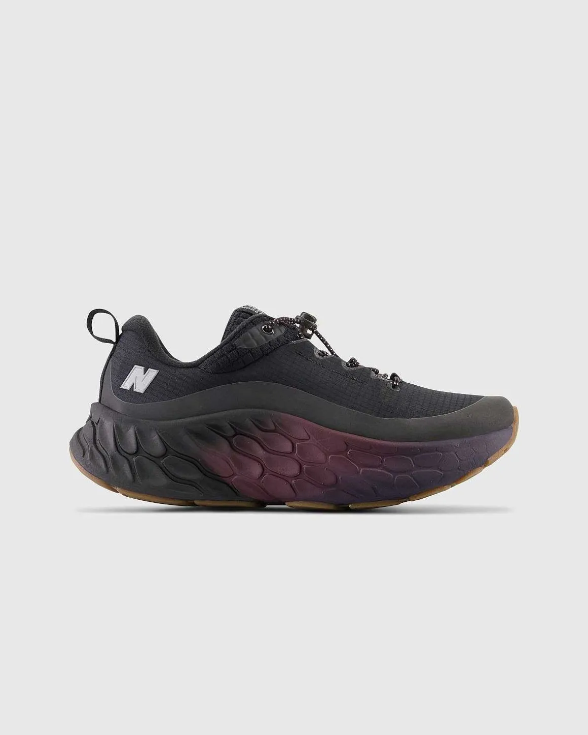 Fresh Foam X More V4 W Sort/Burgunder