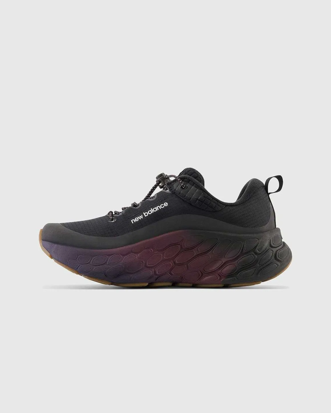 Fresh Foam X More V4 W Sort/Burgunder