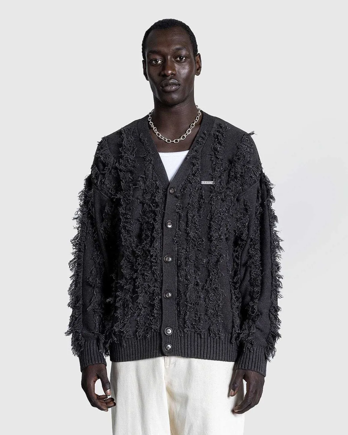 Frynset Strikket Cardigan Manelos Nat