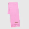 Frynse Uld Torklaede Bubble Pink