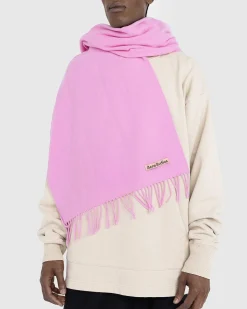 Frynse Uld Torklaede Bubble Pink