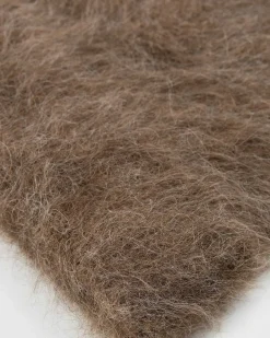 Fuzzy Beanie Taupe Alpaca