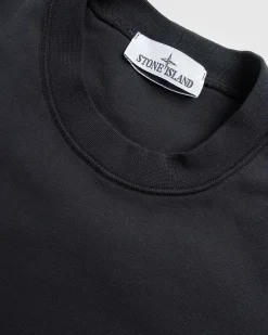 Garment-Dyed Crewneck Sweatshirt Sort
