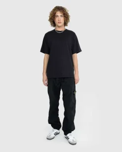 Garment-Dyed Logo T-Shirt Sort
