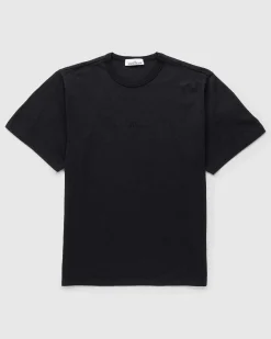 Garment-Dyed Logo T-Shirt Sort