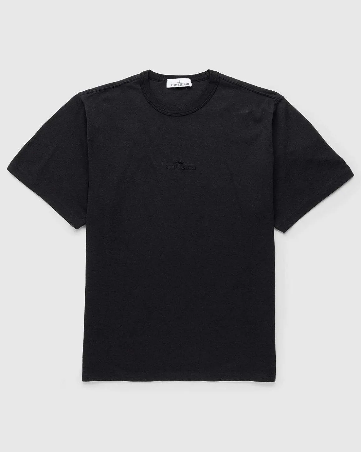 Garment-Dyed Logo T-Shirt Sort