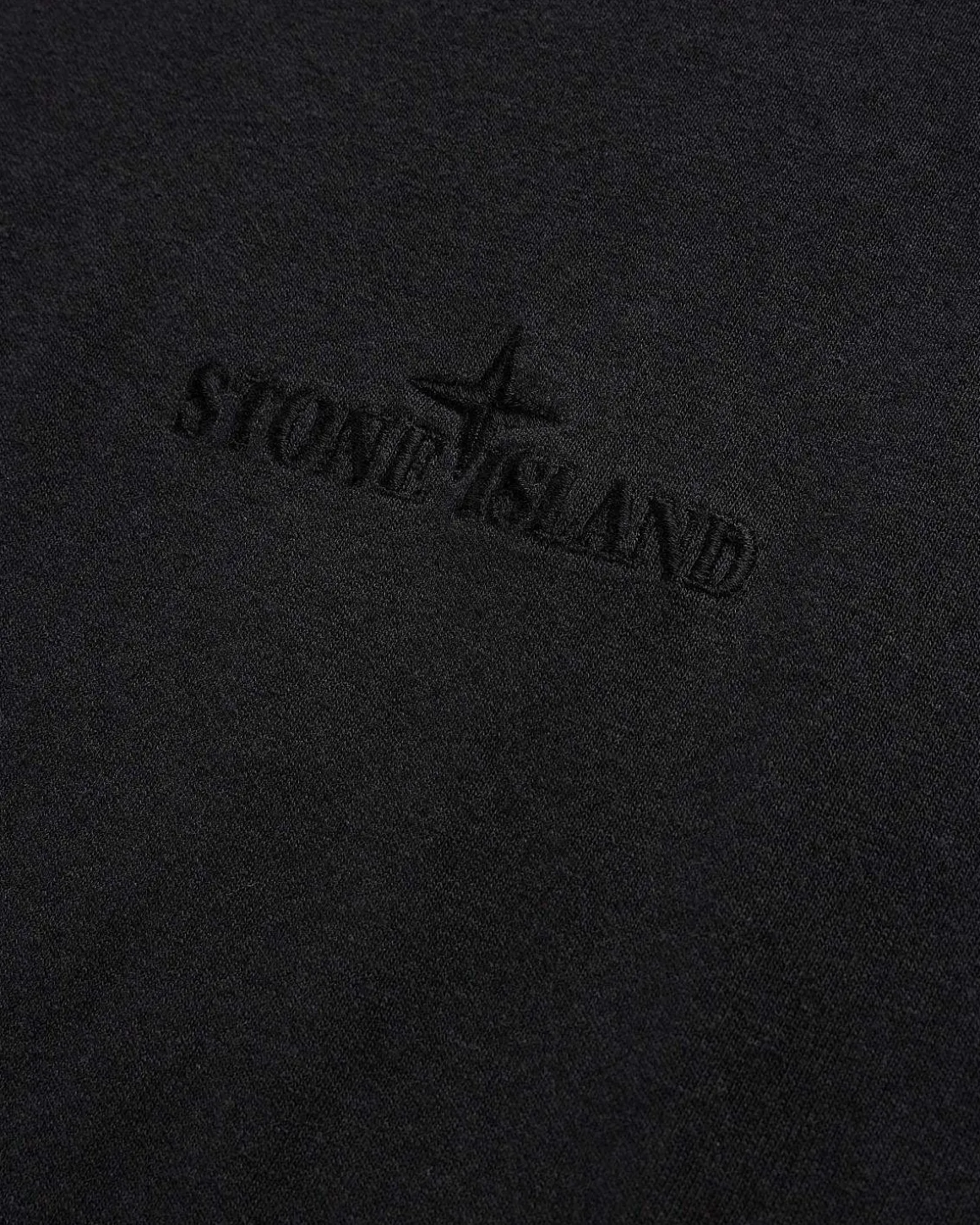 Garment-Dyed Logo T-Shirt Sort