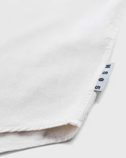 Garment-Dyed Peach Langaermet Skjorte Gra
