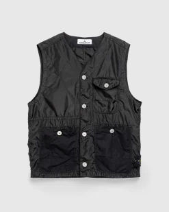 Garment-Dyed Vest Sort