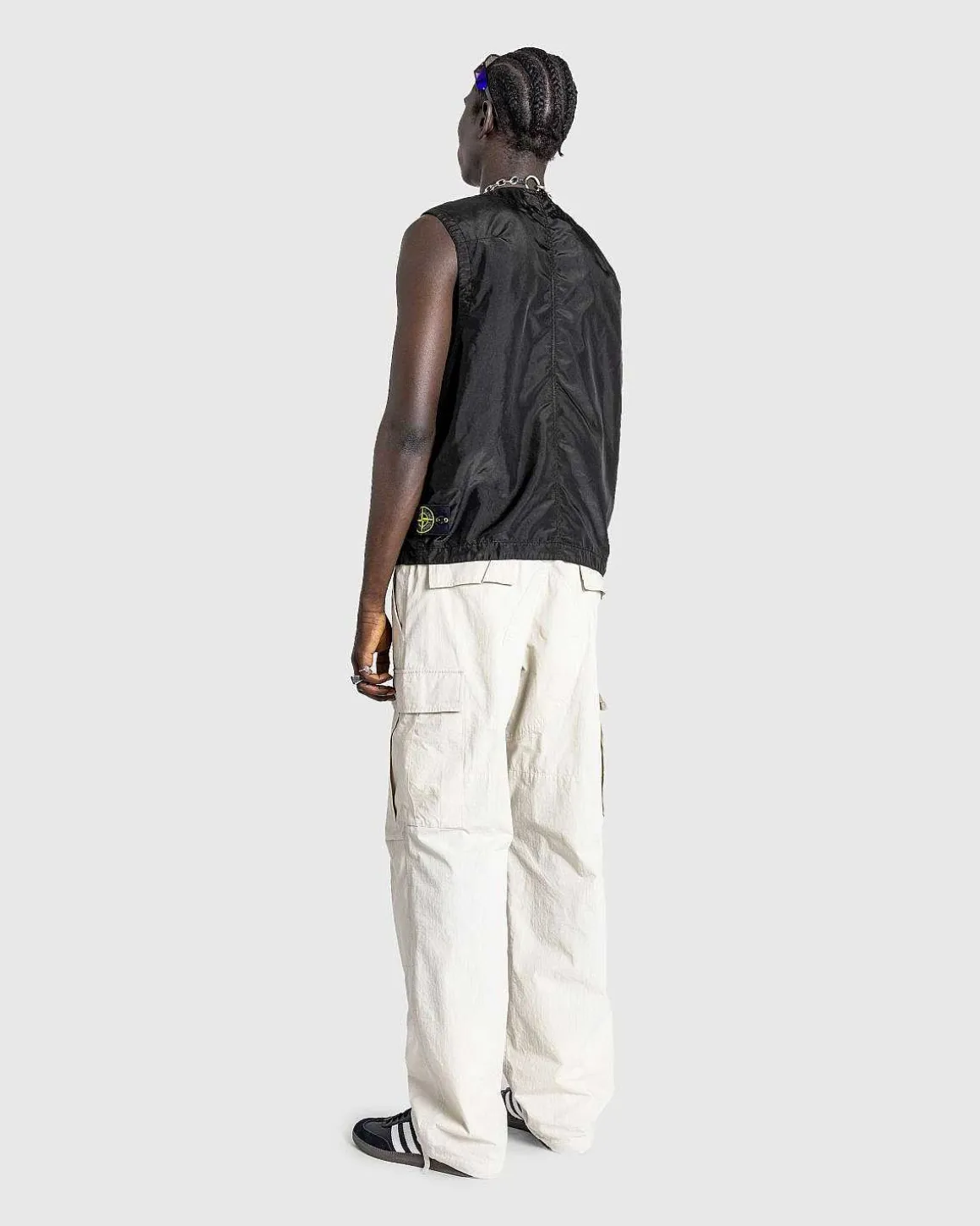 Garment-Dyed Vest Sort