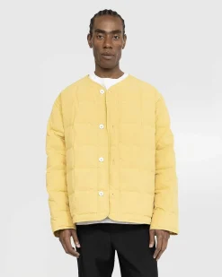 Genanvendt Polyester Dunjakke Olivenguld