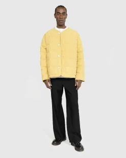 Genanvendt Polyester Dunjakke Olivenguld