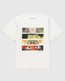 Genbrugsbomuld Animal Eyes Tee Beige