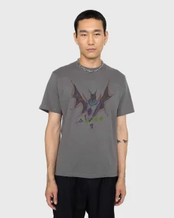 Genbrugt Bomuld Bat Tee Sort