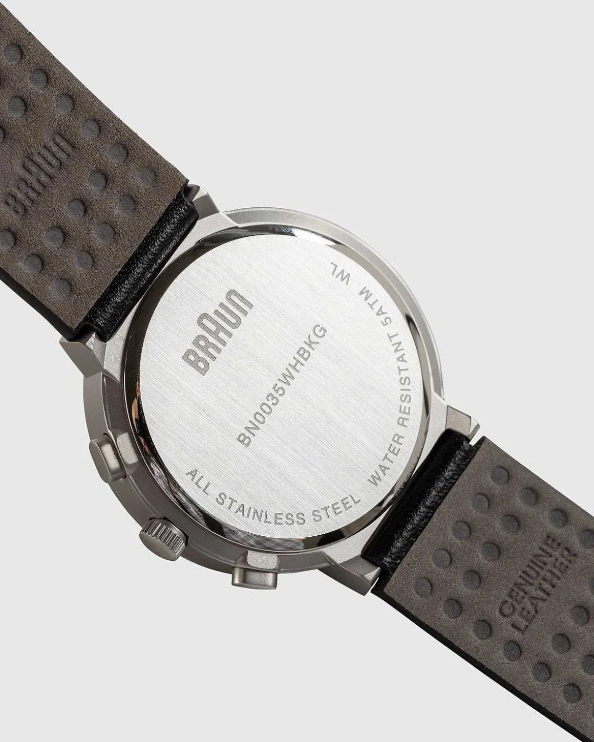 Gents Bn0035 Classic Chronograph Watch Sort Laederrem
