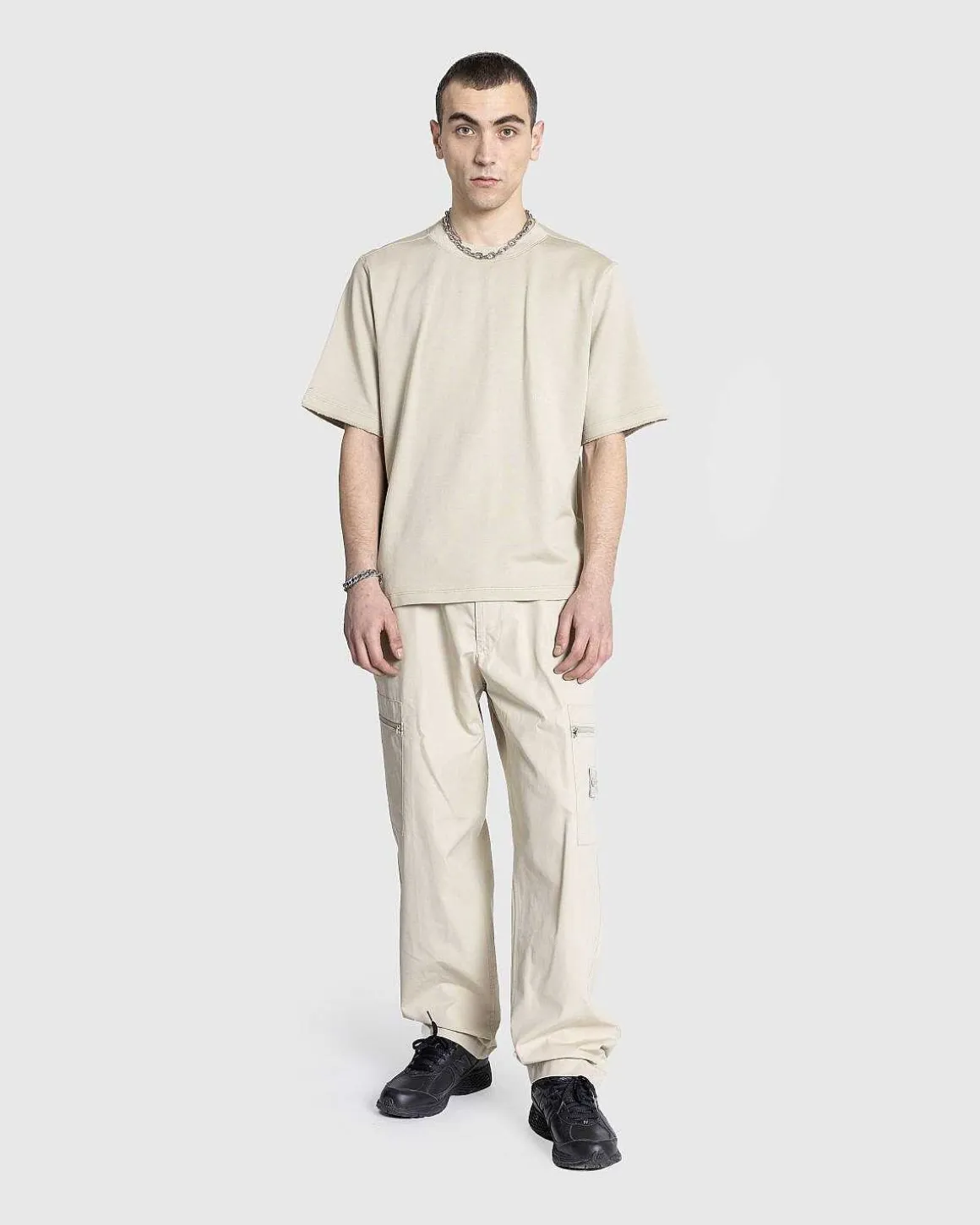 Ghost Piece Pants Beige