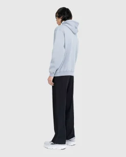Glat Blod Pullover Haettetroje Bla/Gra