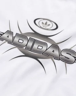 Grafisk Logo T-Shirt Hvid