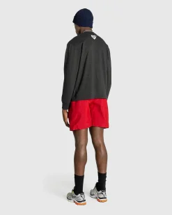 Grafisk L/S T-Shirt Sort