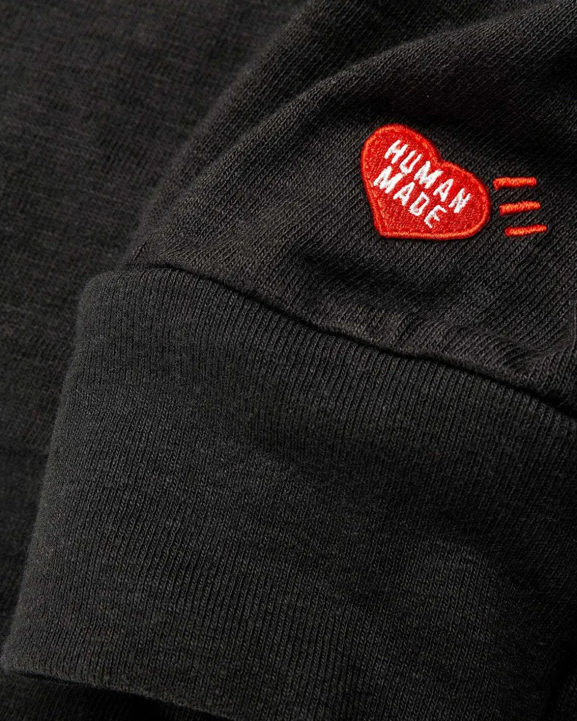Grafisk L/S T-Shirt Sort