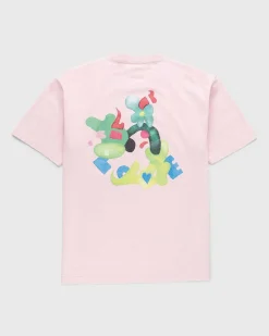 Grafisk T-Shirt Pink