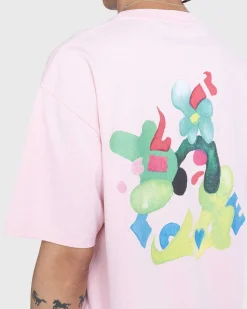 Grafisk T-Shirt Pink
