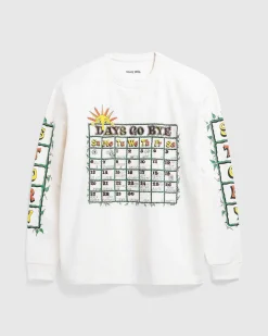 Grateful Tee Ls Ecru Days Go Bye