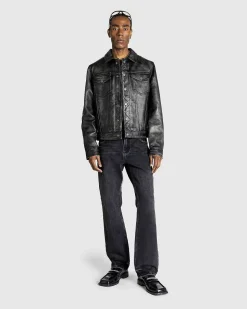Gusa Contrast Flare Pant Gusa Aged Black Wash