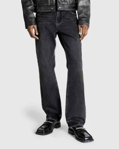 Gusa Contrast Flare Pant Gusa Aged Black Wash