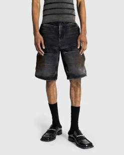 Gusa Utility Short Gusa Aged Black Wash