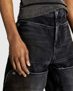 Gusa Utility Short Gusa Aged Black Wash