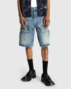 Gusa Utility Short Gusa Brugt Indigo Wash