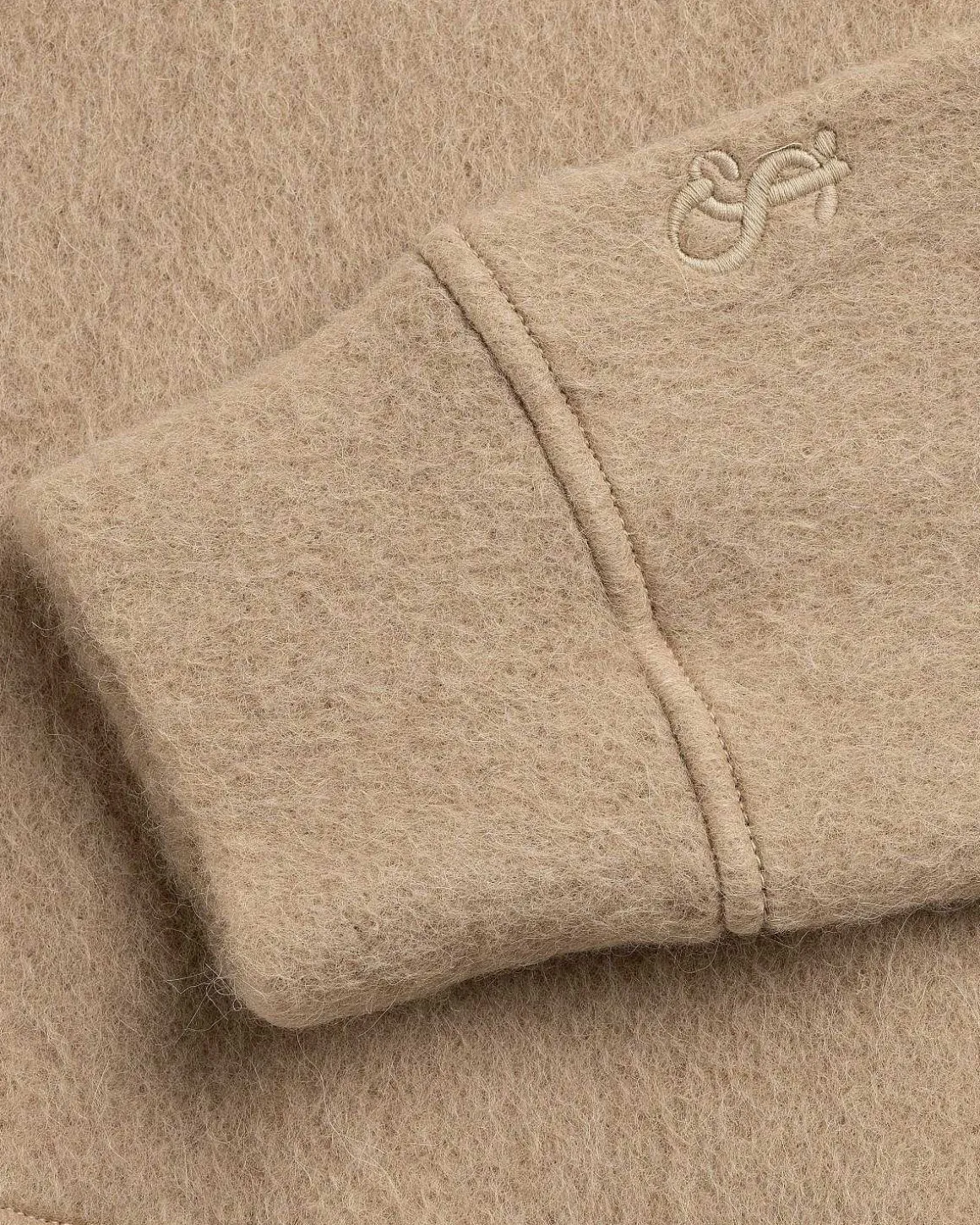 Haettetroje I Borstet Mohair Hazel
