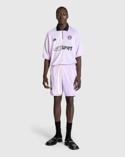 Half And Half Football Short Lilac