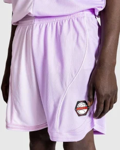 Half And Half Football Short Lilac