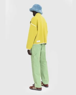 Halv-Zip Cargo Sweater Gul