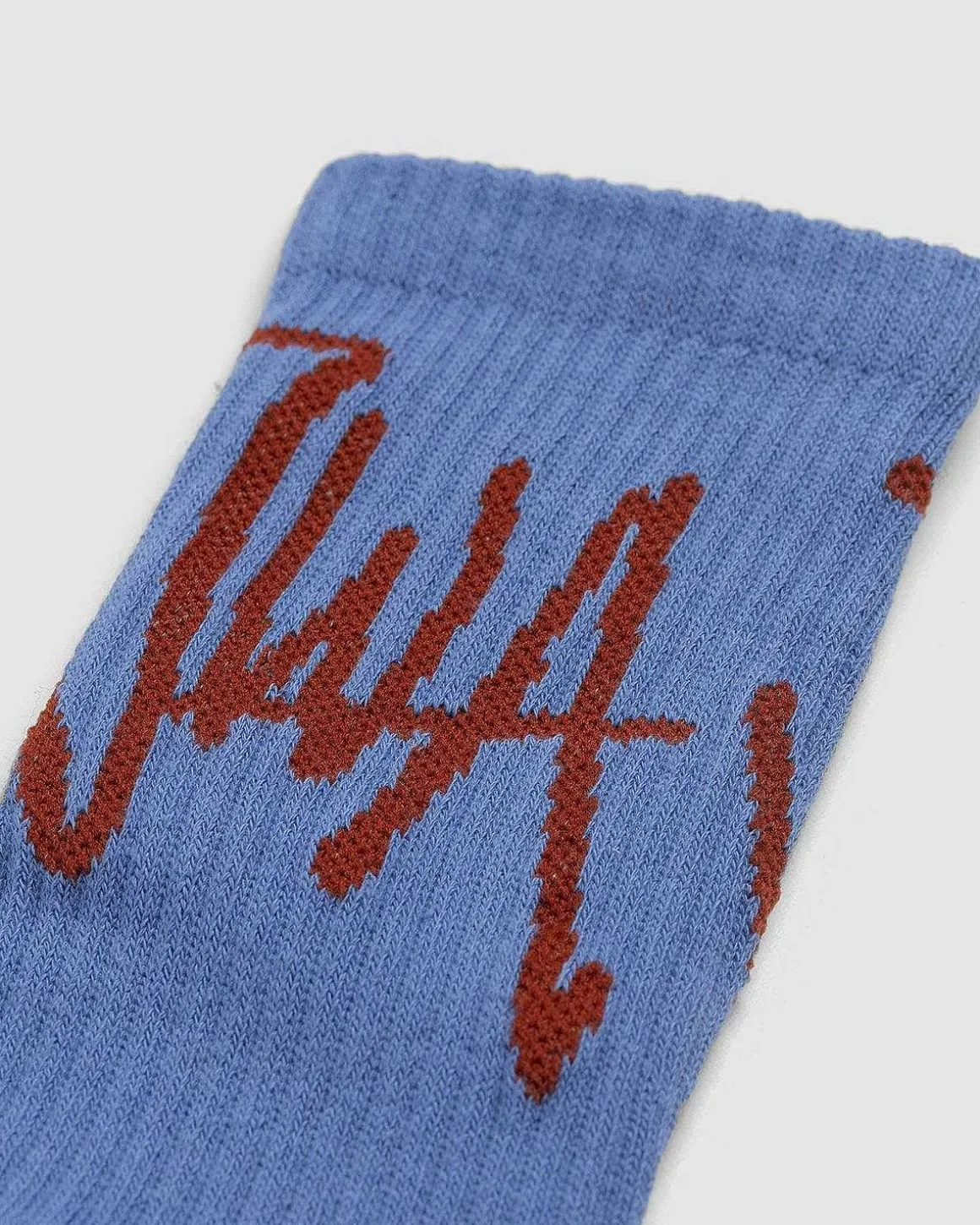 Handskrevne Jwa Logo Korte Ankelstromper Lysebla