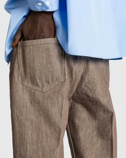 Hard Twist Denim 5P Bukser Brun