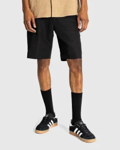 Hard Twist Finx Linen Chino Shorts Sort