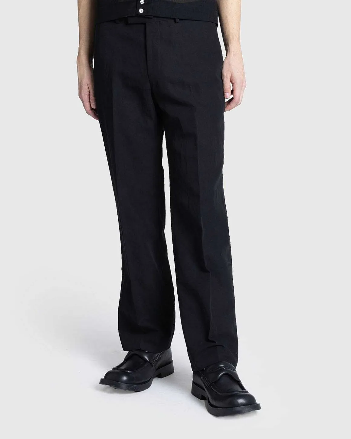 Hard Twist Finx Linen Chino Slacks Sort
