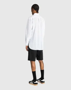 Hard Twist Finx Organdy Stripe Shirt Light Blue Stripe