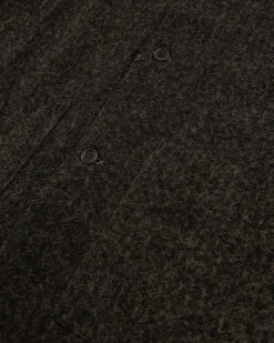 Haven Jacket Black/Moss Fuzz Wool