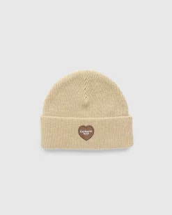 Heart Patch Beanie Dusty Hamilton Brown