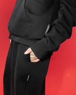 Heavy Fleece Bukser Sort