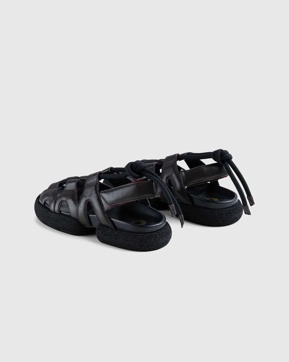 Heavy Platform Sandaler Bordeaux