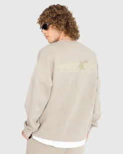 Heavy Washed Crewneck Beige
