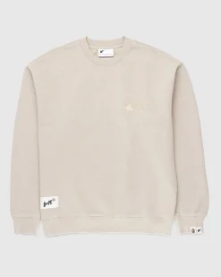 Heavy Washed Crewneck Beige